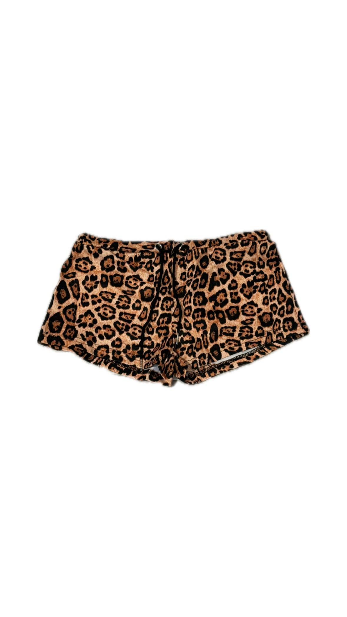 Cheetah Lounge Mini Shorts