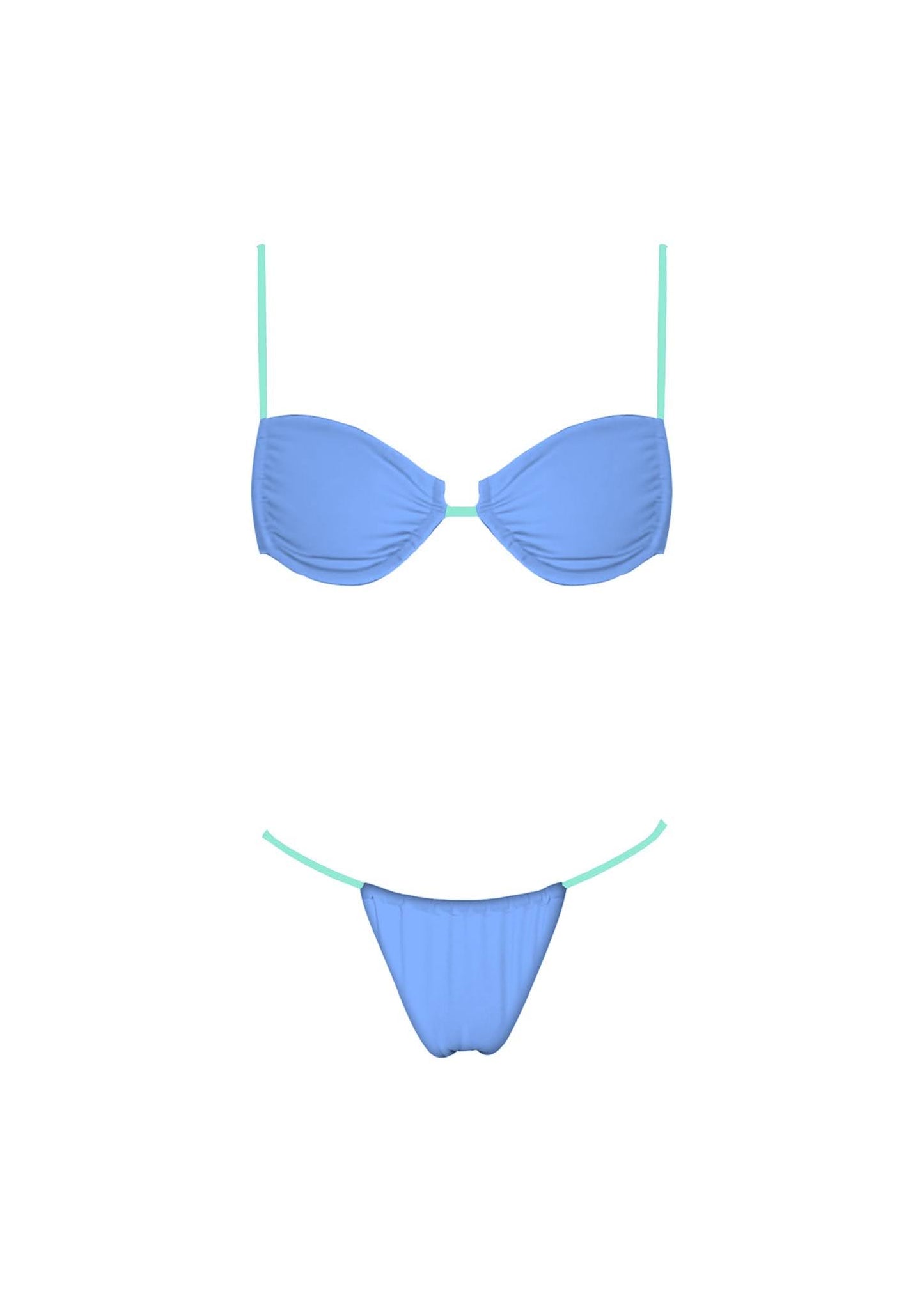 Teal Temptation Bikini Bottom